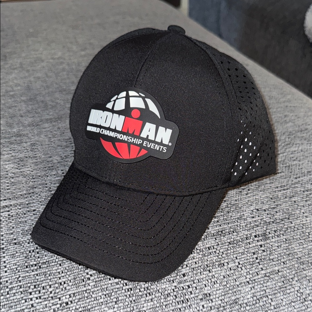 Never Work IRONMAN Black Cap- UNISEX